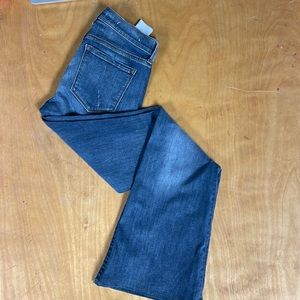 Banana Republic flared bell bottom blue jeans size 26